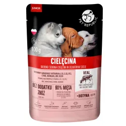Pet Republic Junior - Kalb (24 x 100 g)