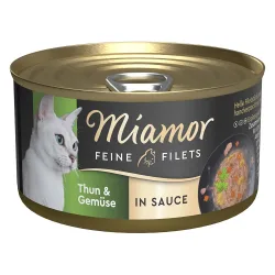 Miamor Feine Filets in Sosse 24 x 85 g - Thunfisch & Gemüse