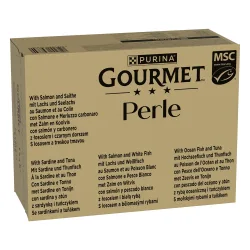 Jumbopack Gourmet Perle 96 x 85 g - Fisch-Mix in Sauce