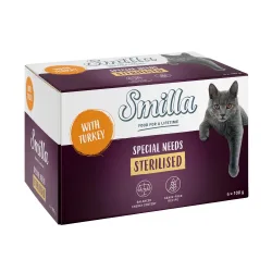 Smilla Sterilised Schale 6 x 100 g - Pute Pur