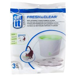 Catit Ersatzkohlefilter für 3 Liter Trinkbrunnen 3er-Pack