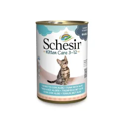 Sparpaket Schesir in Gelee 12 x 140 g - Kitten Thunfisch mit Aloe