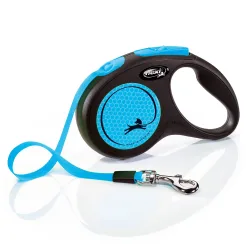 Flexi New Neon Gurt blau M