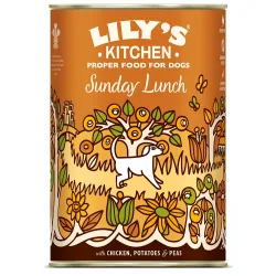 Lily's Kitchen Dinner für Hunde 6 x 400 g - Huhn mit Kartoffeln & Erbsen