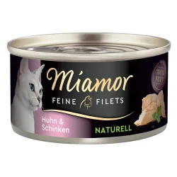 Sparpaket Miamor Feine Filets Naturelle 24 x 80 g - Huhn & Schinken