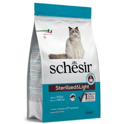 Schesir Sterilized & Light mit Fisch - Sparpaket: 2 x 1,5 kg