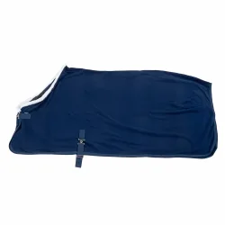 Nomad Tales Abschwitzdecke Fleece mit Bauchgurt, marineblau - 165 cm Rückenlänge