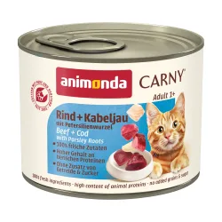 Sparpaket animonda Carny Adult 24 x 200 g - Rind & Kabeljau mit Petersilienwurzel