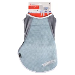 Flamingo Hundemantel Frozen, blau / grau - Grösse XL: ca. 45 cm Rückenlänge