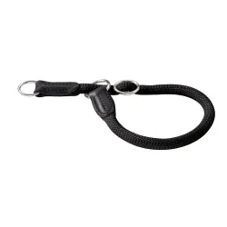 Hunter Hundehalsband Freestyle, schwarz - Grösse 45: verstellbar bis max. 45, Ø 4,5 mm