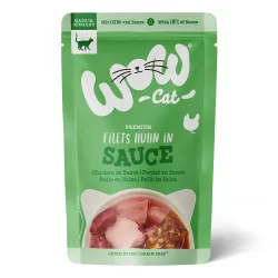 WOW Cat in Sosse 8 x 85 g - Huhn