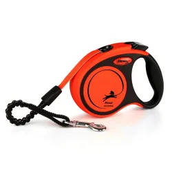 flexi Xtreme Gurtleine orange, 3 m - Grösse XS: bis 15 kg