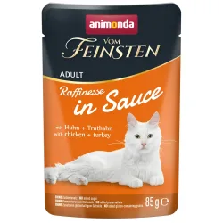 Sparpaket animonda Vom Feinsten Adult Raffinesse in Sauce 48 x 85 g - mit Huhn & Truthahn