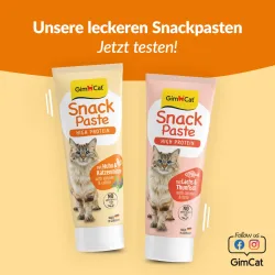 GimCat High Protein Snackpaste 75 g - Lachs & Thunfisch