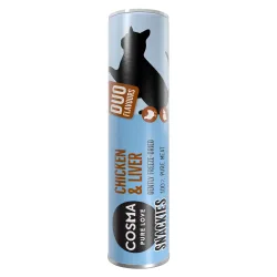 Sparpaket: 5 x Cosma Snackies DUO - 5 x Hühnerbrust & Hühnerleber (140 g)
