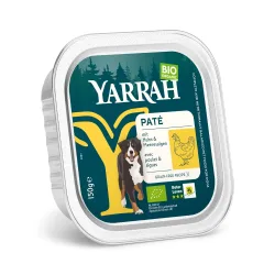 Yarrah Bio Paté 12 x 150 g - Bio-Huhn mit Bio-Meeresalgen