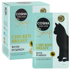 Cosma Soup 12 x 40 g - Thunfisch & Hühnchen mit Süsskartoffel
