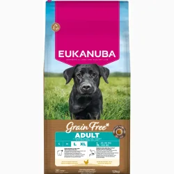 Eukanuba Grain Free Adult Large mit Huhn - 12 kg