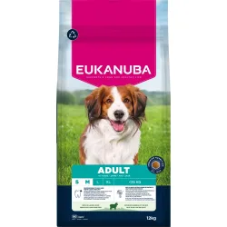 Eukanuba Premium Nutrition Adult Small & Medium Breed Lamm & Reis - Sparpaket: 2 x 12 kg