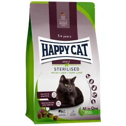 Happy Cat Sterilised Adult Weide-Lamm - 1,3 kg
