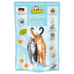GranataPet DeliCatessen Pouch 6  x 85 g - Truthahn & Fasan