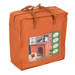 Trixie Hundehütte Classic: Natura Flachdach-Hütte - Isolierung für Grösse S-M: B 75 x T 48 x H 43 cm