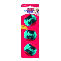 KONG Spielzeug Squeezz Action 3x Red Ball M
