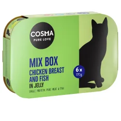 Sparpaket Cosma Original in Jelly 24 x 170 g - Mix (4 Sorten)