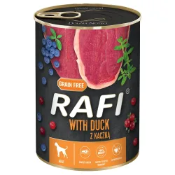 Rafi Adult 24 x 400 g - Mit Ente, Heidelbeeren und Cranberries