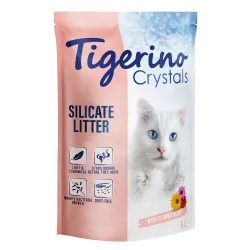 Tigerino Crystals Katzenstreu ? Blütenduft - Sparpaket: 6 x 5 l