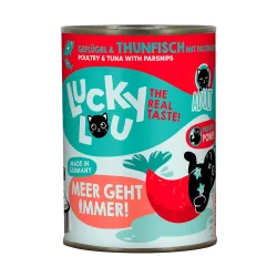 Sparpaket Lucky Lou Adult 24 x 400 g - Geflügel & Thunfisch