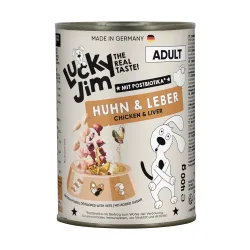 Lucky Jim Adult 6 x 400 g - Huhn & Leber