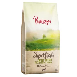 Purizon Superfoods Veggie Süsskartoffeln mit Erbsen, Karotten & Spinat - Sparpaket: 4 x 1 kg