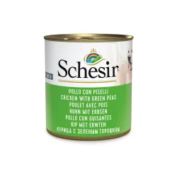 Sparpaket Schesir Nassfutter 12 x 285 g  - Huhn mit Erbsen