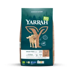 Yarrah Bio Getreidefrei mit Bio Huhn - 2 kg