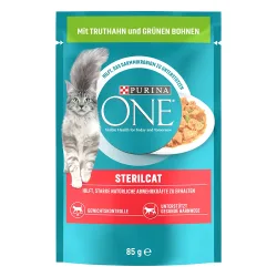 PURINA ONE SterilCat - Lachs und Karotten (52 x 85 g)