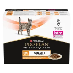 Purina Pro Plan Veterinary Diets Feline OM ST/OX - Obesity Management Huhn - 10 x 85 g