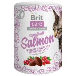 Brit Care Katzensnack Superfruits & Lachs - 100 g