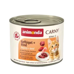 Sparpaket animonda Carny Kitten 24 x 200 g - Geflügel & Rind