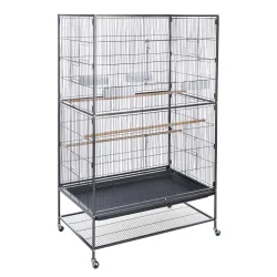 TIAKI Vogelkäfig Grand Espace - L 90 x B 58,4 x H 152,4 cm