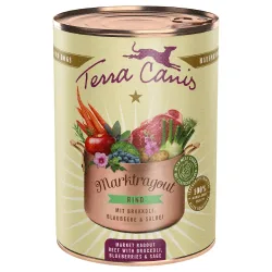 Sparpaket Terra Canis Marktragout 12 x 385 g - Wild & Huhn mit Kürbis, Birne & Thymian