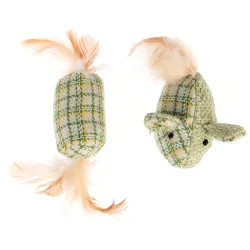 Modern Living Glasgow Katzenspielzeug-Set Mäuse mit Katzenminze - 2er Pack