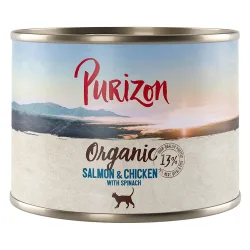 Jetzt probieren: Purizon - getreidefrei - Nassfutter: Organic Lachs & Huhn mit Spinat - 1 x 200 g