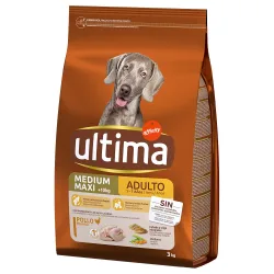 Ultima Medium / Maxi Adult Huhn & Reis - 18 kg