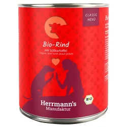 Herrmann´s Bio-Menü / Menü Sensitive 6 x 800 g - Pferd mit Bio-Süsskartoffel und Bio-Zucchini