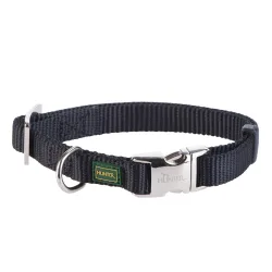 HUNTER Halsband Vario-Basic Alu-Strong, schwarz - Gr. XL: 45 - 65 cm Halsumfang