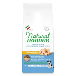 Natural Trainer Puppy & Junior Medium mit Huhn - 12 kg