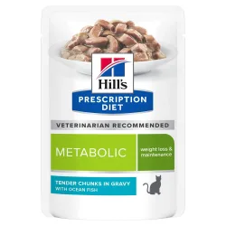 Hill?s Prescription Diet Metabolic mit Meeresfisch - Sparpaket: 48 x 85 g