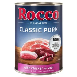 Sparpaket Rocco Classic Pork 12 x 400 g - Huhn & Kalb