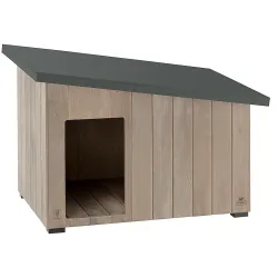 Ferplast Hundehütte Argo - Grösse 100: B 114,5 x T 73 x H 81 cm
